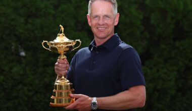 Luke Donald to return as Ryder Cup captain for Europe for 2027 competition