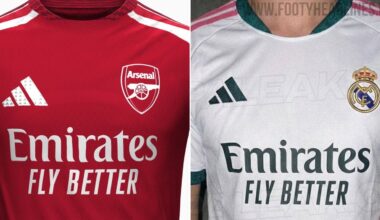 Emirates to Extend Arsenal & Real Madrid Main Kit Sponsor Deals