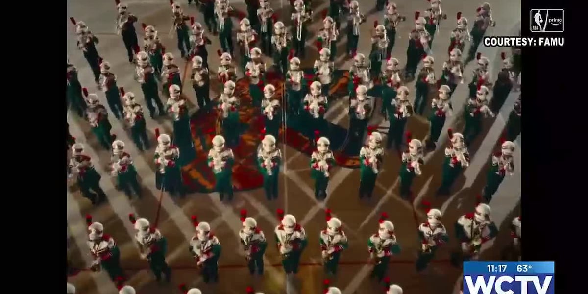 FAMU Marching 100 performs NBA on Prime theme song in national pregame show