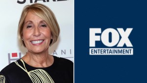 Carol Mendelsohn and the Fox Logo (Credit: Getty Images/Fox)