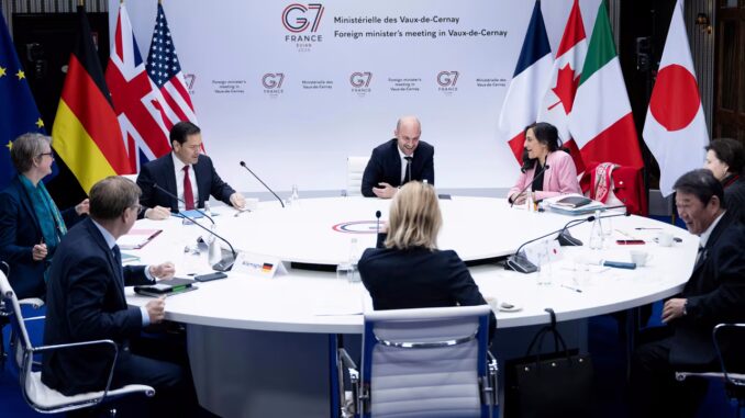 G 7 foreign ministers in France