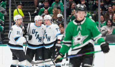 Stars’ uncanny impression of 1999 Stanley Cup team finally gives out vs. Utah Mammoth