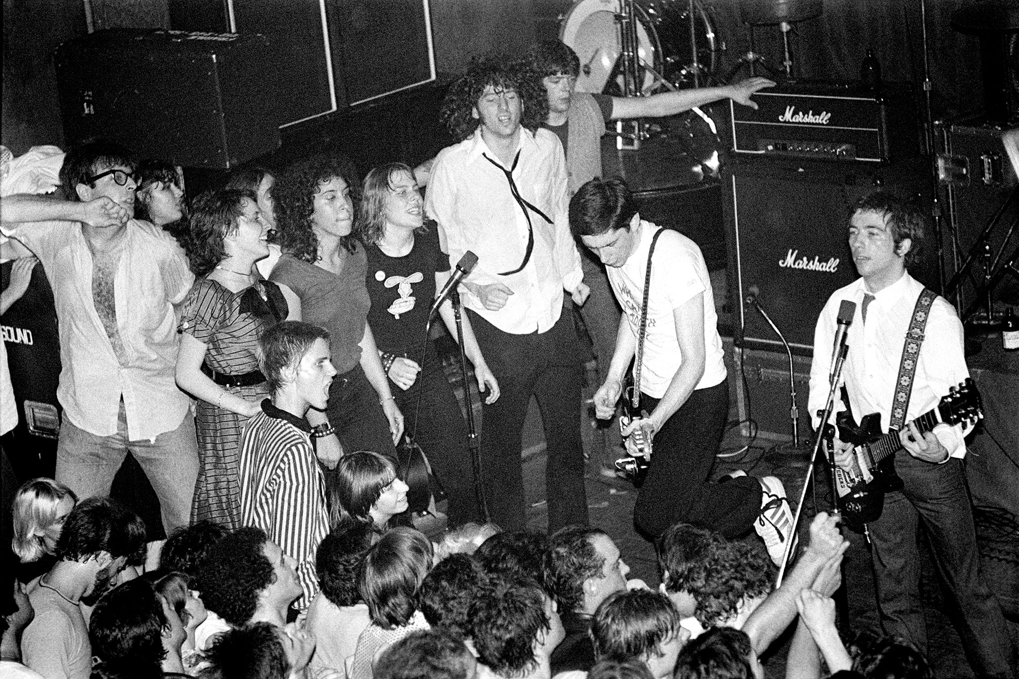 Buzzcocks performing at a Club 57 presents show at Irving Plaza in New York City on 1 September, 1979