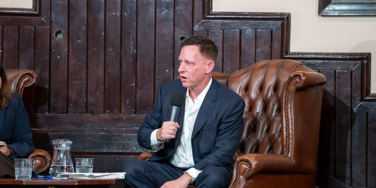 Peter Thiel warned AI is coming for 'math people before word people.' Banks see smaller payrolls