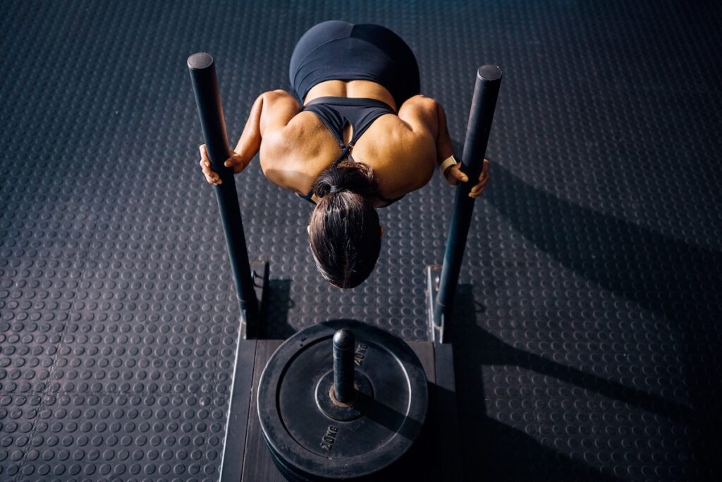 hyrox sled push