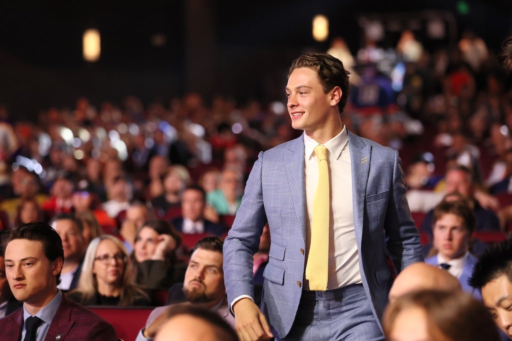 If James Hagens wants in, Bruins can and should make room for him - 98.5 The Sports Hub