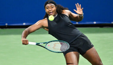 Baptiste triumphs in feast of deft volleys vs. Arango in Indian Wells - WTA Tennis