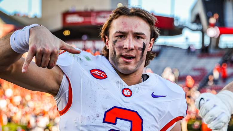 Cade Klubnik #2 of the Clemson Tigers could be an NFL draft target of the Cleveland Browns.