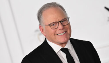 David Zaslav at the Wuthering Heights World Premiere held at the TCL Chinese Theatre on January 28, 2026 in Los Angeles, California.