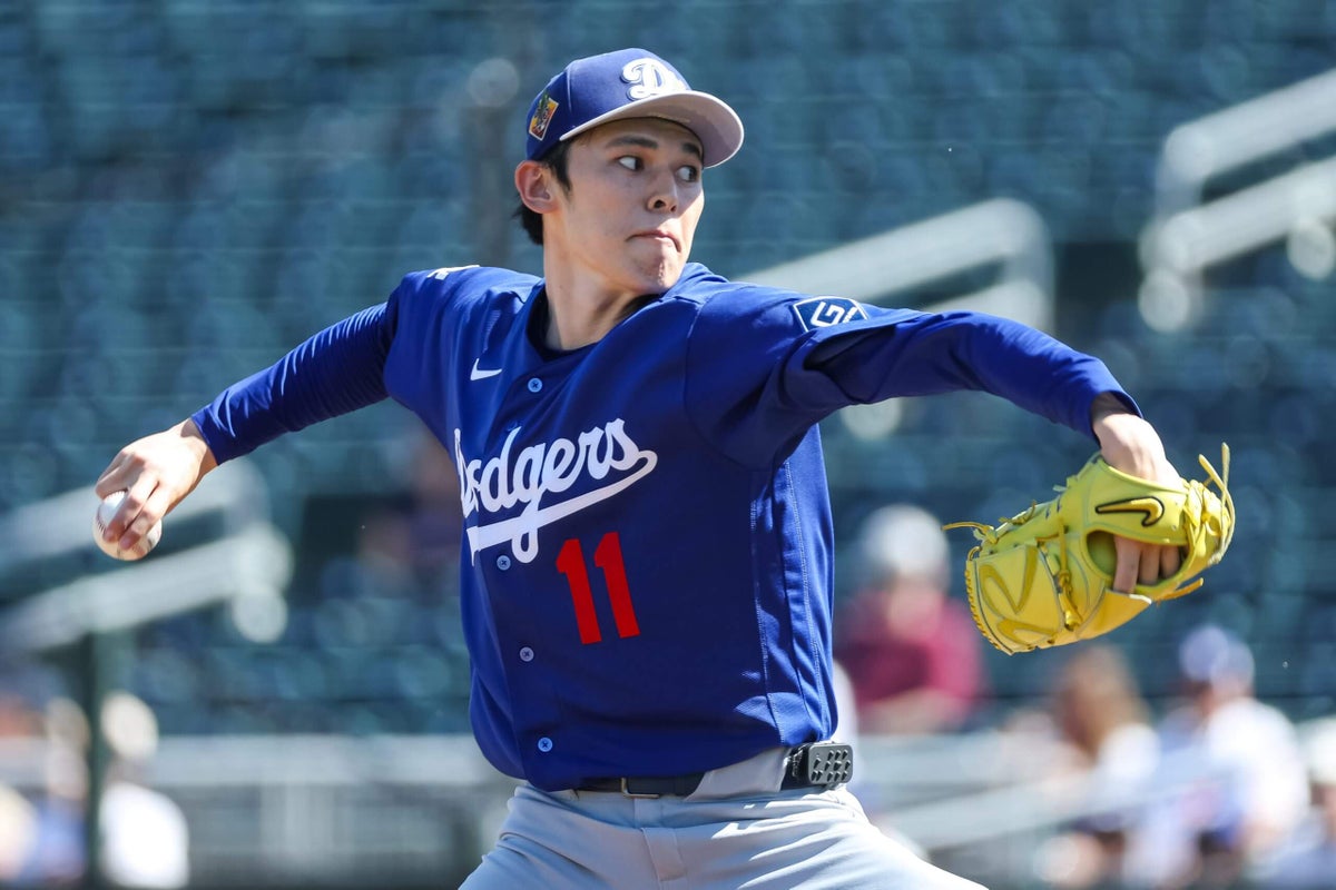 Roki Sasaki remains the story of Dodgers camp – even on a back field