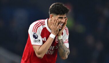 Arsenal fans react to what Piero Hincapie told Fabian Hurzeler during Brighton win