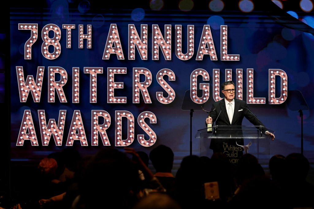 Stephen Colbert WGA East Speech Slams Paramount, Reveals Unaired Jokes