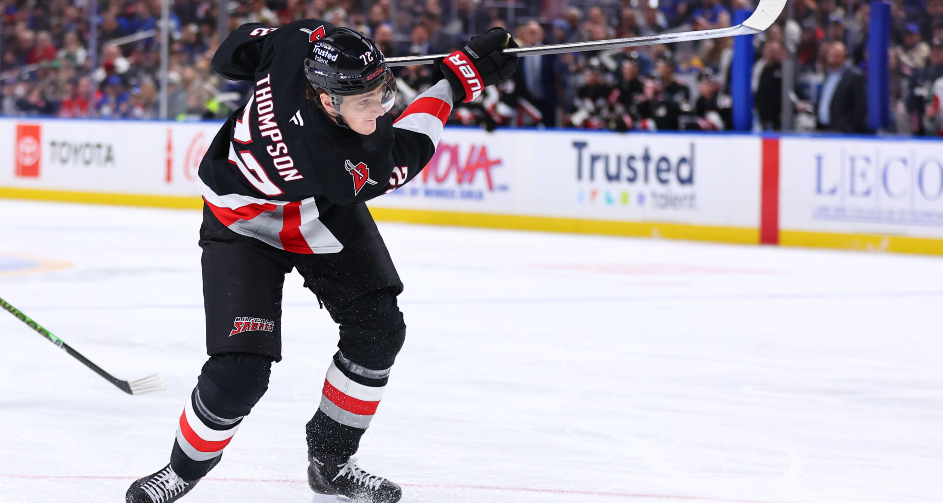 That Puck Must Have Said Something About Tage Thompson's Mother