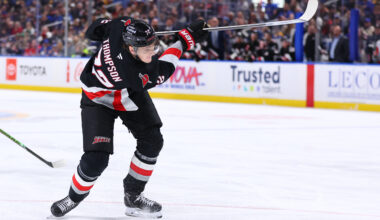 That Puck Must Have Said Something About Tage Thompson's Mother