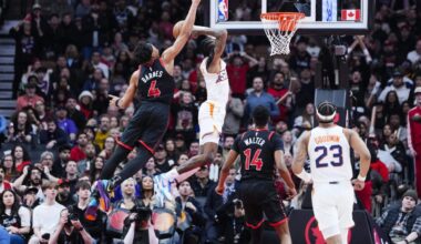 The Raptors’ toughness was questioned. Scottie Barnes’ clutch block was their answer
