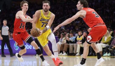 Bulls trash talk fuels Luka Dončić’s first 51-point game with Lakers