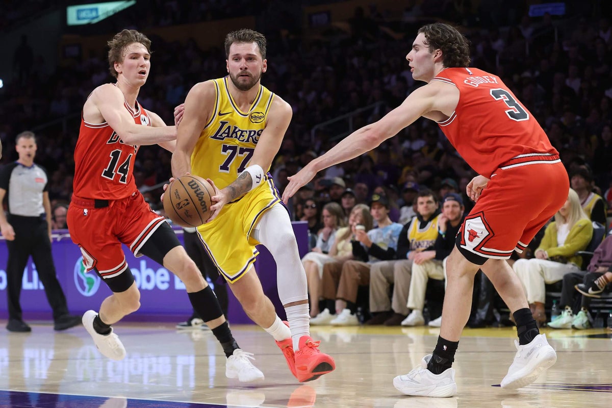 Bulls trash talk fuels Luka Dončić’s first 51-point game with Lakers