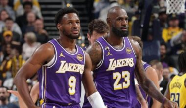 Bronny James helps Lakers win alongside father LeBron: ‘He belongs’