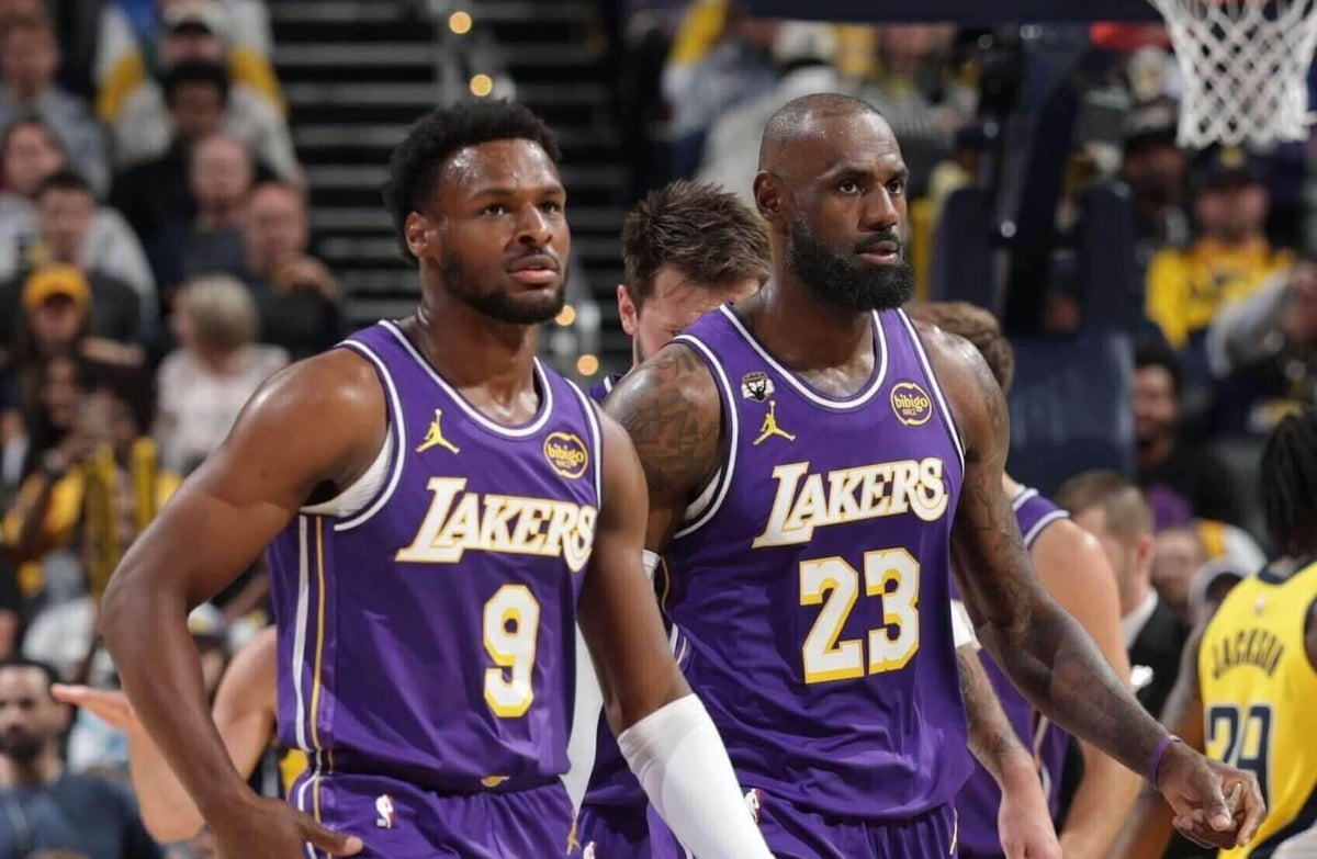 Bronny James helps Lakers win alongside father LeBron: ‘He belongs’