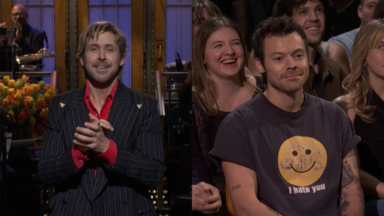 Ryan Gosling and Harry Styles on 'Saturday Night Live.'