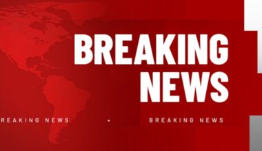 1 hospitalized after crash involving construction worker, semi-trailer