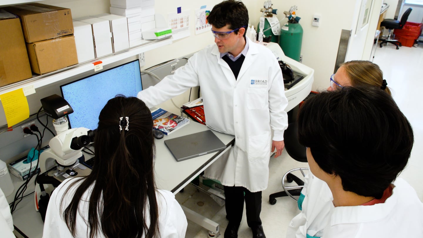 Dr. Evan Macosko, a researcher and professor at the Broad Institute, which recently received a $280 million gift to support research into bipolar disorder and schizophrenia.