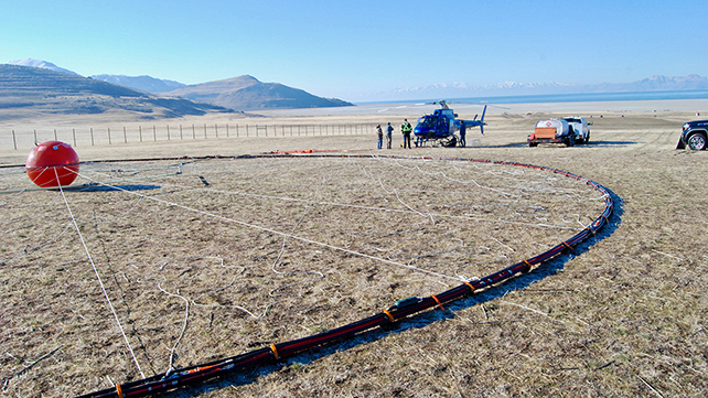 Helicopter survey