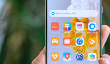 Huawei P60 Pro AppGallery icon and other apps