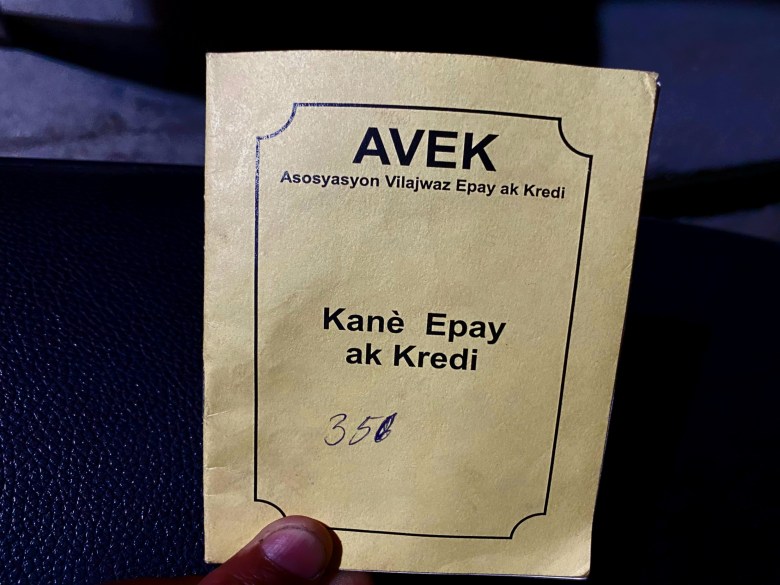 A brochure about a local AVÈK group. Photo by Juhakenson Blaise
