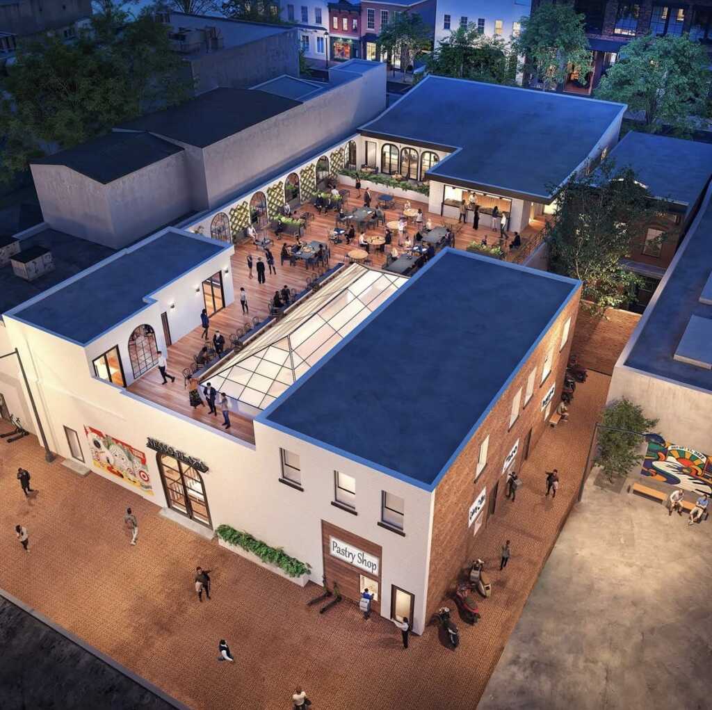 Checking out a couple of renderings of Nesso Plaza coming to H Street, NE