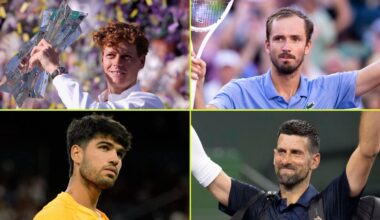 Carlos Alcaraz knocked off No 1 spot in the tennis rankings as Daniil Medvedev shoots up