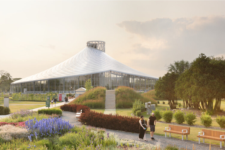 The Leaf at Assiniboine Park / KPMB Architects + Architecture49 - Exterior Photography, Garden