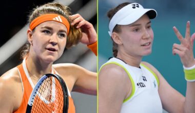 Elena Rybakina & Karolina Muchova's prize money & ranking points revealed
