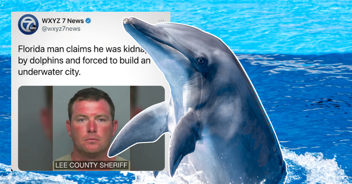 The man that was kidnapped by dolphins