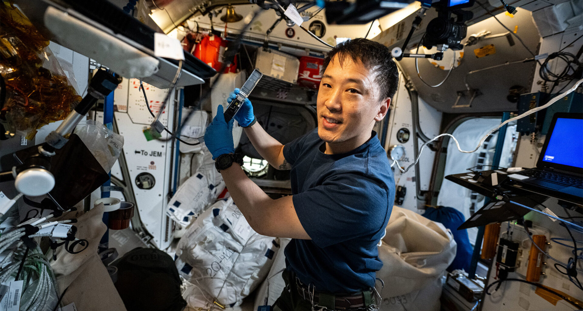 NASA astronaut and Expedition 73 Flight Engineer Jonny Kim.