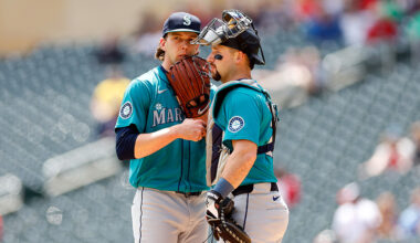 Seattle Mariners Logan Gilbert Cal Raleigh...