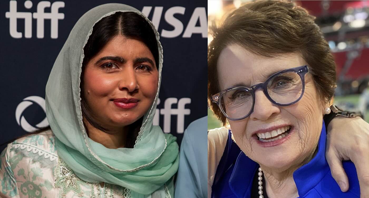 Malala Yousafzai and Billie Jean King Partner Up To Promote Women's Sports, and Invest in WNBA and NWSL