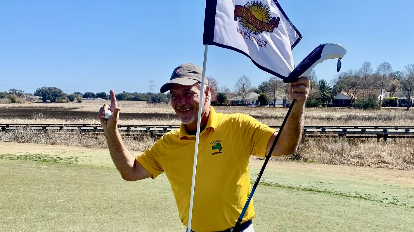 Villager buys drinks after getting hole-in-one