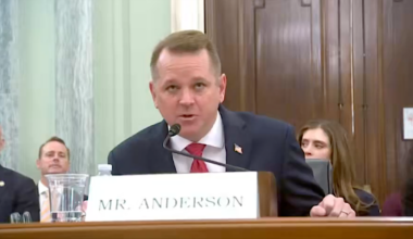 Senate Confirmation Hearing For Matt Anderson