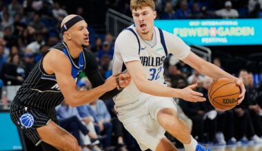 Cooper Flagg in Mavericks' starting lineup vs. Magic after missing 8 games with foot injury