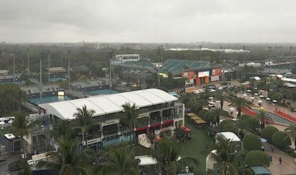 Miami Open rain delay