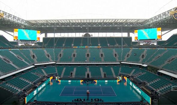 Miami Open rain delay