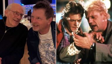 Michael J. Fox shares 'Back to the Future' reunion with Christopher Lloyd