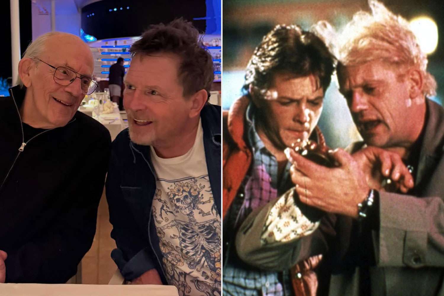 Michael J. Fox shares 'Back to the Future' reunion with Christopher Lloyd