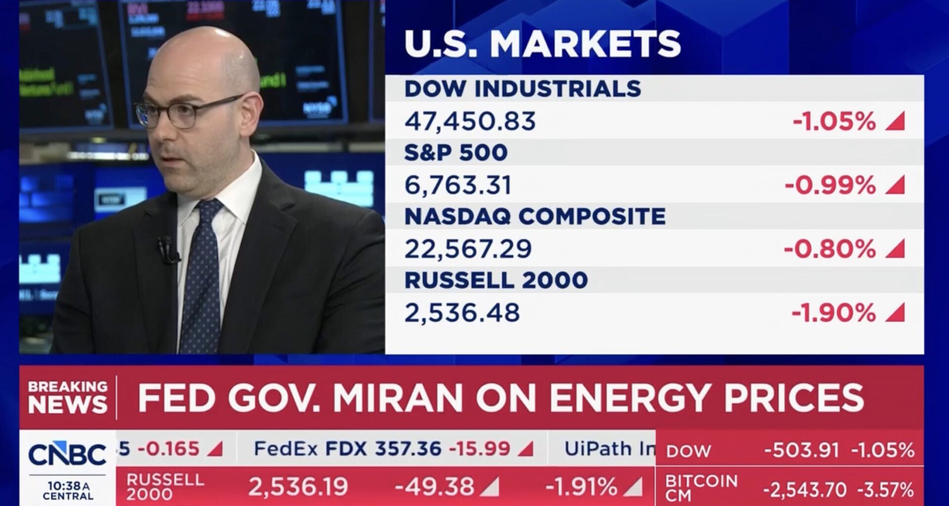Stephen Miran Stumbles on AI And Mass Unemployment