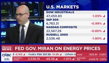 Stephen Miran Stumbles on AI And Mass Unemployment