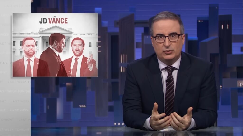 John Oliver reminds everyone what J.D. Vance actually stands for