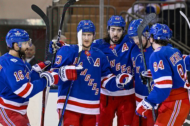 NHL: Calgary Flames at New York Rangers