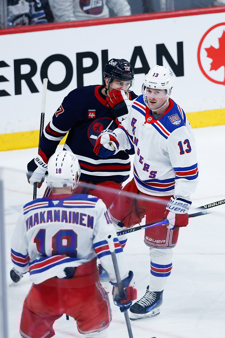 NHL: New York Rangers at Winnipeg Jets