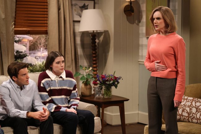 Tommy Brennan, Jane Wickline, and Ashley Padilla in 'Saturday Night Live'